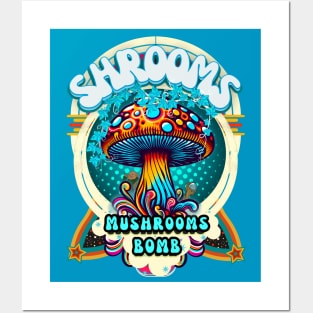 Mushroom Bomb - Shrooms Posters and Art